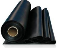 Flat sheet rubber pond liners