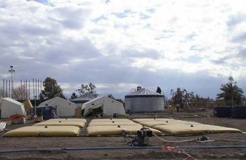 Water Bladder Tank Farm