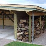 Garage-and-Log-Store-with-Decorative-drain-detail