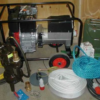 2" Desludging Pump Kit with Diesel Generator