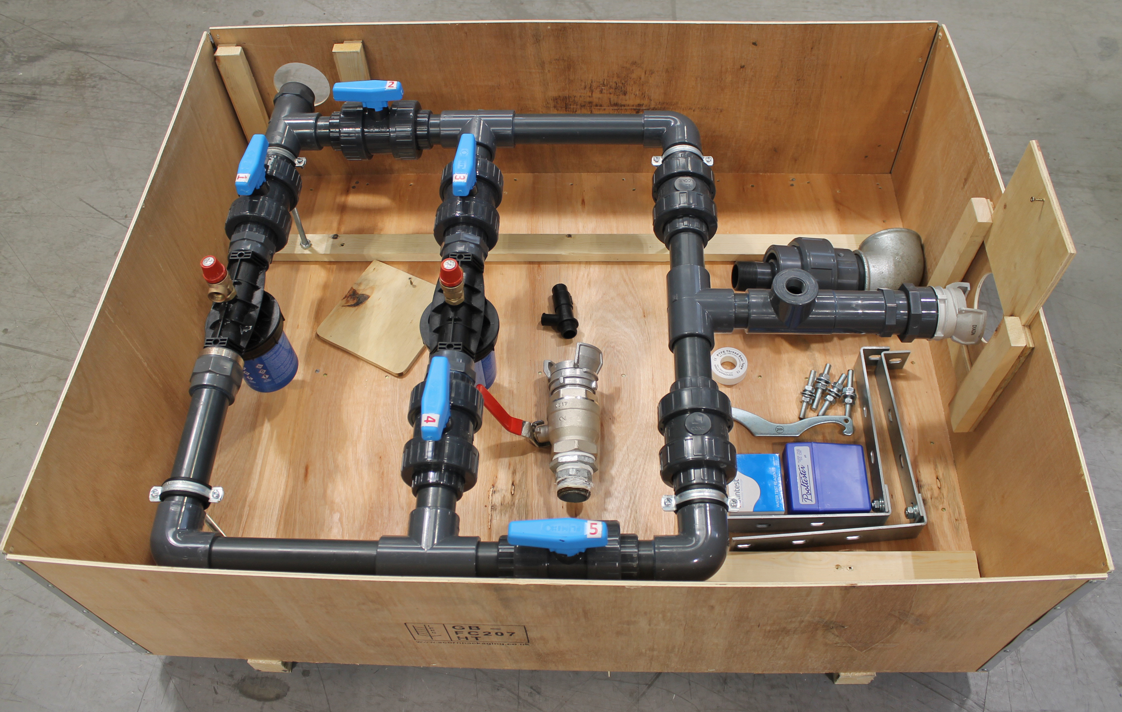 BATS Boxed Inline Water Purification BATS packaging