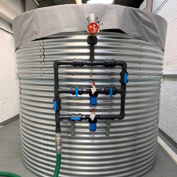 Inline Water Purification; Butyl Aquatabs Tank System