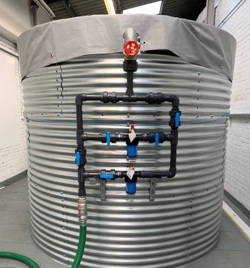 Inline Water Purification; Butyl Aquatabs Tank System